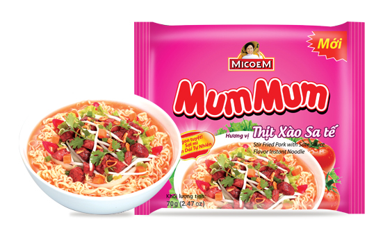 Mì Mummum thịt xào sate - MICOEM - Công Ty TNHH Công Nghệ Thực Phẩm Châu á